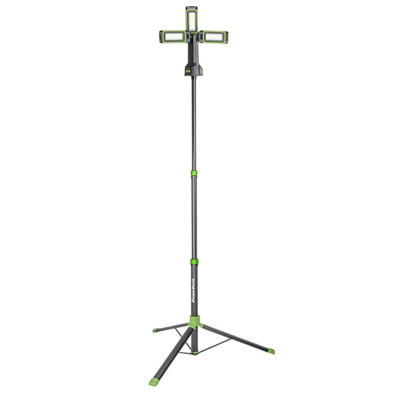 PowerSmith PWLR045T 4500 Lumen Rechargeable LED Work Light with Tripod, 72" Tall, 5-Year Warranty