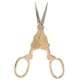 thumbnail image 2 of Embroidery Scissors, Stainless Steel Multi Purpose Sharper Blades Vintage Scissors Corrosion Resistant  For Needlework For Sewing For Embroidery Gold, 2 of 8