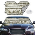 thumbnail image 4 of Goofa Rice Harvest Printed Car Windshield Sunshade,Foldable Reflective Sun Visor,UV Protection Heat Blocker Sunshade,Car Cooling Accessory-Medium, 4 of 7