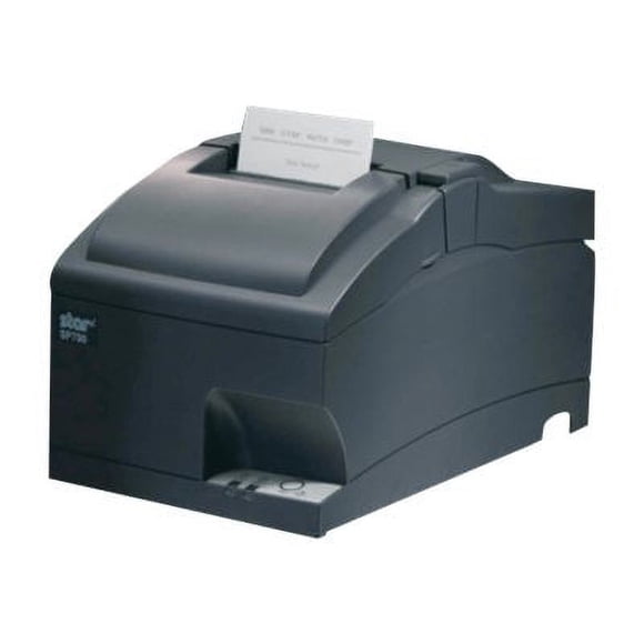 Star SP742 - Receipt printer - two-color (monochrome) - dot-matrix - - 16.9 cpi - 9 pin - up to 8.9 lines/sec - USB - cutter - gray