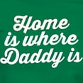 thumbnail image 3 of CafePress - Home Is Where Daddy Is Women's Dark T Shirt - Women's Traditional Fit Dark T-Shirt, 3 of 4