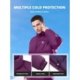 thumbnail image 6 of CAMEL Unisex Puffer Coats Jacket Lightweight Men's Womens Down Alternative Packable Winter Outerwear Coats Purple, 6 of 11
