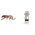 thumbnail image 1 of Estatua de , escultura de animal, figura decorativa para estantería moderna y creativa, ideal para interiores, chimenea, escritorio o como r, 1 of 8