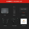 thumbnail image 5 of For Android 9.0 Tv Box 10.0 4+218g Media Player Smart Tv Box Tv Receiver 4+128G_US plug+I8 Keyboard, 5 of 5