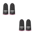 thumbnail image 4 of Inteprter 5 pares de fundas para los dedos para juegos de teléfonos móviles, guantes antideslizantes sensibles al sudor, fundas de fibra Type5 NO5, 4 of 6