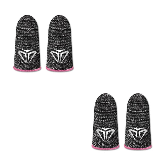 Bearachild 10 piezas de fundas para dedos para juegos de teléfonos móviles, guantes antideslizantes para pantalla táctil, cubiertas de fibra Type5 NO5