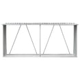 thumbnail image 3 of Charmma Garden Log Storage Shed Galvanized Steel 129.9"x33.1"x59.8" Green, 3 of 6