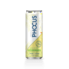 Phocus Caffeinated Sparkling Water, Yuzu & Lime, 11.5 fl oz, 12-Pack
