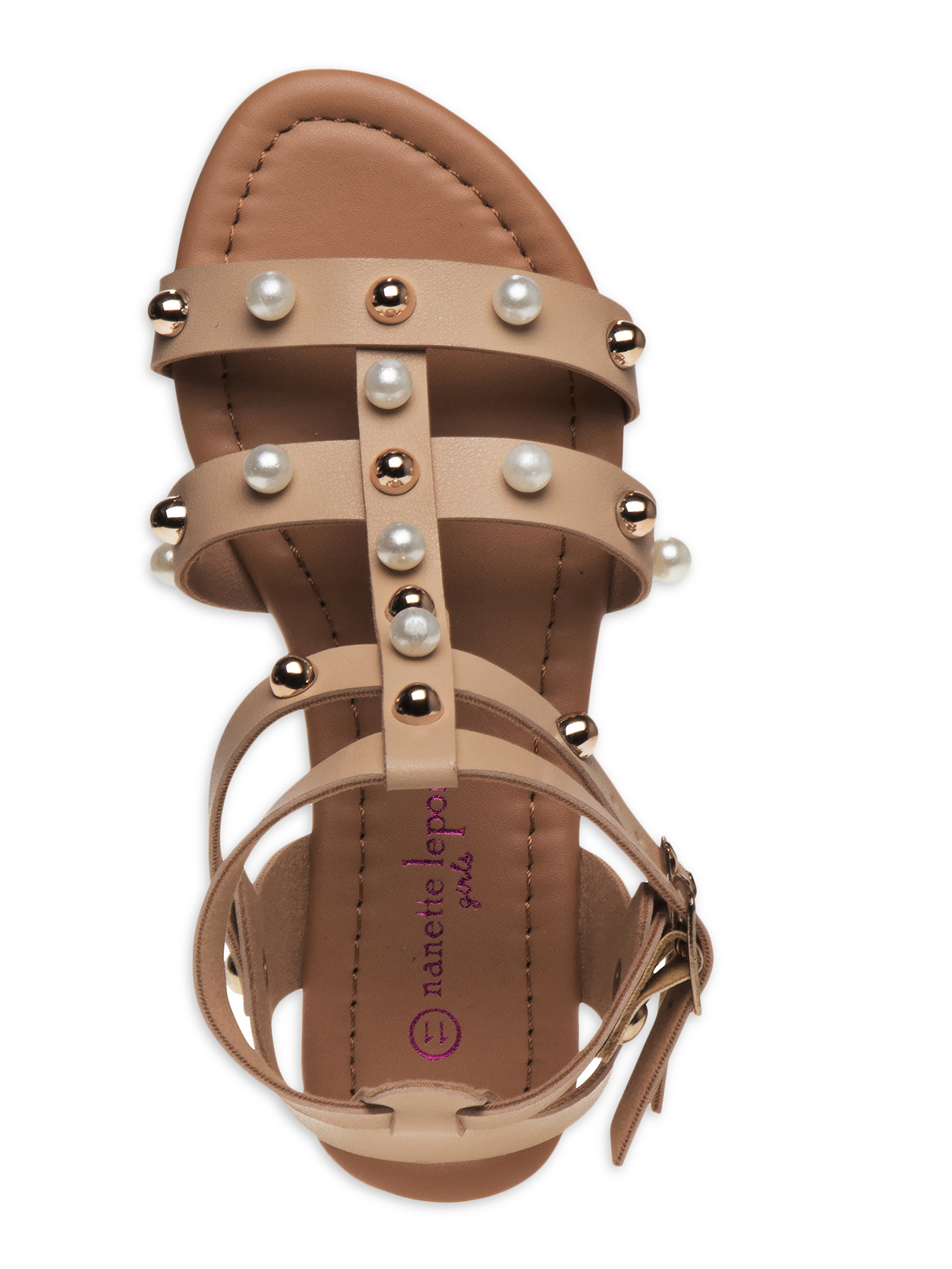 Nanette Lepore Pearls N' Twirls Fashion Sandals (Little Girl & Big Girls) - image 4 of 5