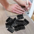 thumbnail image 4 of 10Pcs Iron Door Hinges Window Cabinet Hinges Professional Hinges Suitcase Hinges, 4 of 9
