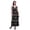 Black, variant on Bimba Bird Women Printed Sleeveless Long Maxi Strappy Bohemian Beach Dress-Small