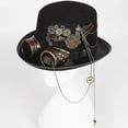 thumbnail image 1 of Steampunk Hat With Cosplay Party Goggles For Accessory Disguise, 1 of 5
