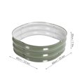 thumbnail image 3 of "Eco-Friendly Modular Steel Garden Planter Kit for Home, School, and Villa Use – 60x60x20cm, Light Green, Enhanced Safety and Durability for Vegetables and Flowers", 3 of 6