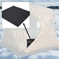 thumbnail image 4 of Foldable Ice Fishing Insulated Tent Floor Mats, Portable Ice Fishing Shelter Mats, Extra-Large Fishing Hole Floor Mat Resistant Pop-Up Shack Ice Fishing Floor Mat, 4 of 6