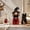 C, variant on Vintage Wooden Ghost Decor Set of 3, Halloween Decoration Indoor Ghost Statue Rustic Tabletop Ornaments for Mantels, Shelves, Entryway Tables