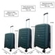 thumbnail image 2 of TIO Travel Juego De Maletas De Viaje Classic (Verde, CH + M + G), 2 of 5