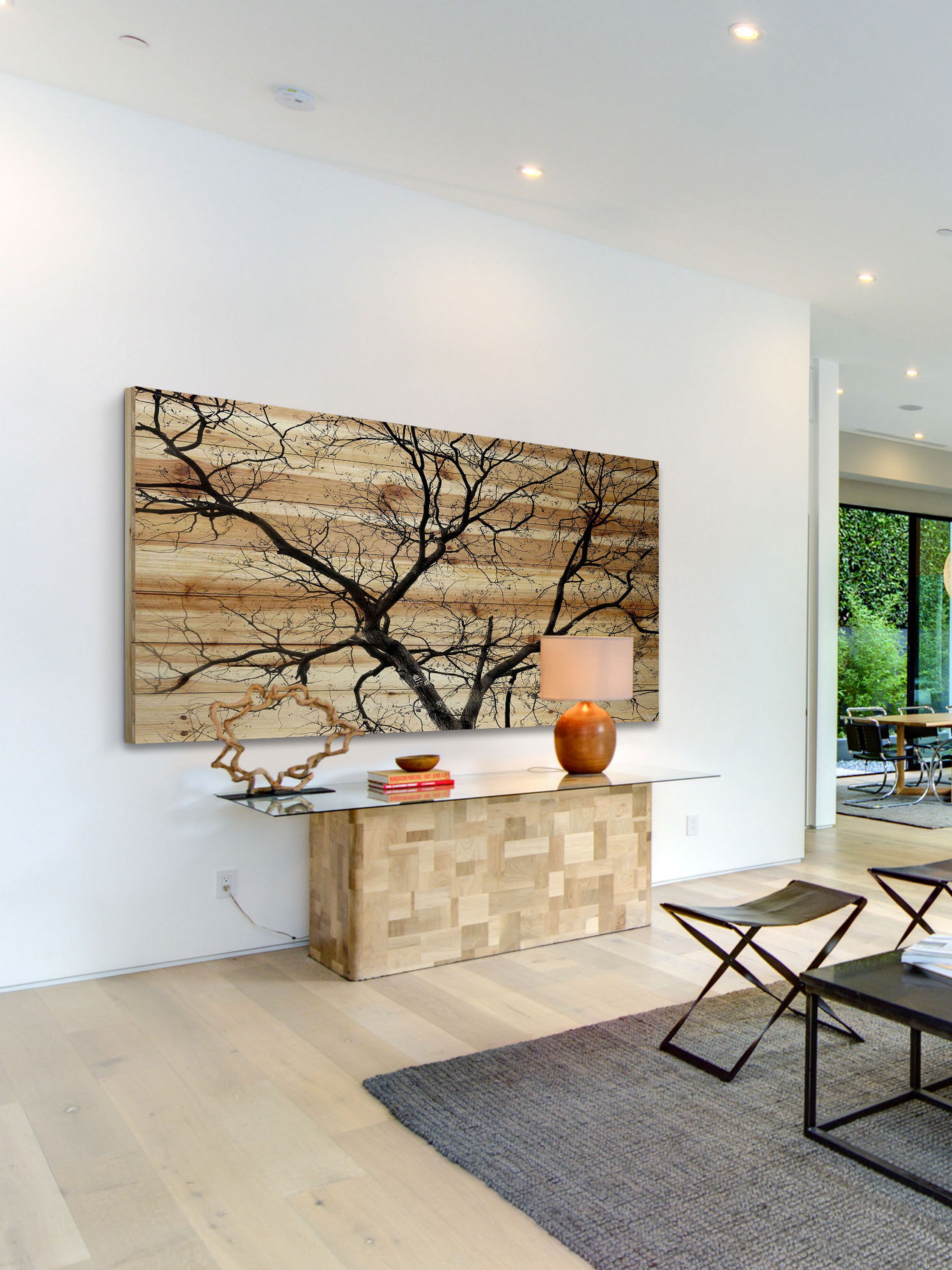 Parvez Taj Branching Out Pinewood Wall Art