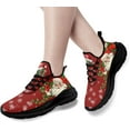 thumbnail image 7 of Coolcustomize Christmas Santa Claus Themed Sneakers for Men & Women - Comfortable Tennis Walking Shoes, Cushion Gym Sports Training Shoes, 7 of 7