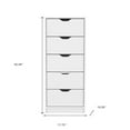 thumbnail image 4 of 18" White Five Drawer Standard Chest, 4 of 10