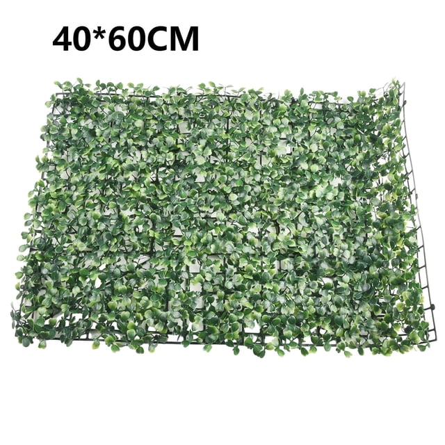 16X24 Inch Artificial Plant Walls Foliage Hedge Grass Mat Greenery Panels Fence