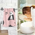 thumbnail image 6 of Coolnut Cute Pandas Patterned Hand Towels 2 PCS, Cotton Bath Towel for Drying Face Hands Body Decorative Water Absorbent Lightweight Towels for Bathroom Ktichen Travel Gym, 16"x28", 6 of 6