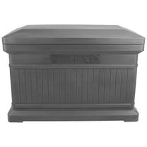 RTS Home Accents ParcelWirx Horizontal Large Package Delivery Box with Lift Off Lid, Graphite Color