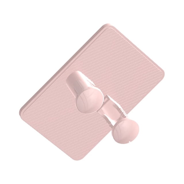 Bearachild Soporte para afeitadora montado en la pared, estante de almacenamiento de maquinillas de afeitar para baño de plástico para el hogar Juegos de accesorios de baño Rosa