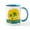 White/Blue Inside, variant on CafePress - Summer East Hampton New York Mugs - 11 oz Ceramic Mug - Novelty Coffee Tea Cup