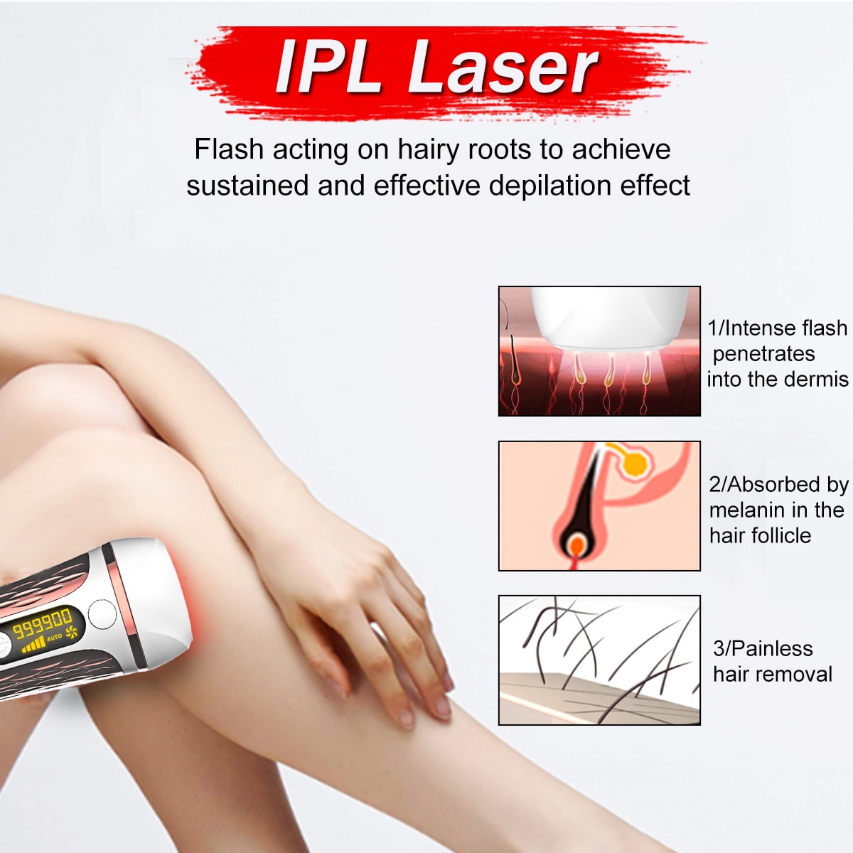 Laser Hair Removal for Women Permanent Laser Hair Remover for Men at Home  Laser Hair Removal Device - Walmart.com