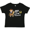 thumbnail image 3 of Inktastic Off To The Races with Cowboy on Horse Boys Toddler T-Shirt, 3 of 5