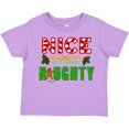 thumbnail image 3 of Inktastic Nice Until Proven Naughty with Holly and Gingerbread Man Boys or Girls Toddler T-Shirt, 3 of 5