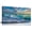 Colorful Sky Seaside, variant on Sunset Ocean Waves Beach Landscape Canvas Wall Art, Teal Sea with Colorful Sky Seaside Scenery Painting, 40x20 Inch Coastal Wall Decor Picture for Living Room Bedroom Home Office