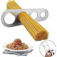 thumbnail image 3 of Stainless Steel Spaghetti Measure Tool 4 Holes Pasta Measuring Portion Control Gadgets Kitchen Accessories(2 Pcs Silver And Gold), 3 of 4