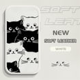 thumbnail image 1 of Phone Case Slim Cartoon Black White Cats Leather Back Casing PU Leather Cover Phone Case for Samsung S20 FE 5G, 1 of 10
