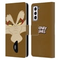 thumbnail image 1 of Head Case Designs Officially Licensed Looney Tunes Full Face Wile E. Coyote Leather Book Wallet Case Cover Compatible with Samsung Galaxy S21 5G, 1 of 6