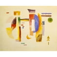 thumbnail image 2 of Kandinsky, Wassily 24x20 Black Modern Framed Museum Art Print Titled - The Bridge 1932, 2 of 4