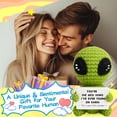 thumbnail image 5 of Unique Valentines Gifts for Him Her Boyfriend Girlfriend Crochet Alien Valentines Day Anniversary Birthday Funny Romantic Gifts to My Love, 5 of 8
