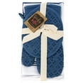 thumbnail image 2 of Sticky Toffee Silicone Printed Oven Mitt & Pot Holder, Cotton Kitchen Towel & Dishcloth, Dark Blue, 5 Piece Set, 2 of 9
