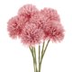 thumbnail image 1 of Uxcell Flores de Bola de Crisantemo Artificial, Ramos de Seda de Hortensia Falsos para el Hogar/Boda Rosa Oscuro, 1 of 1