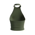 thumbnail image 5 of Gsakboxl Womens Summer Tops Women Y2K Style Backless Slim Fit Spaghetti Strap Tank Top Versatile Sleeveless Camisole Soft Stretch Basic Daily Fashion Layering Vest Green M, 5 of 8