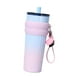 thumbnail image 5 of Vaso térmico portátil de 710 ml con tapa, regalo de cumpleaños, a prueba de fugas, reutilizable, botella de agua térmica para el trabajo y el hogar. Rosa Azul, 5 of 8