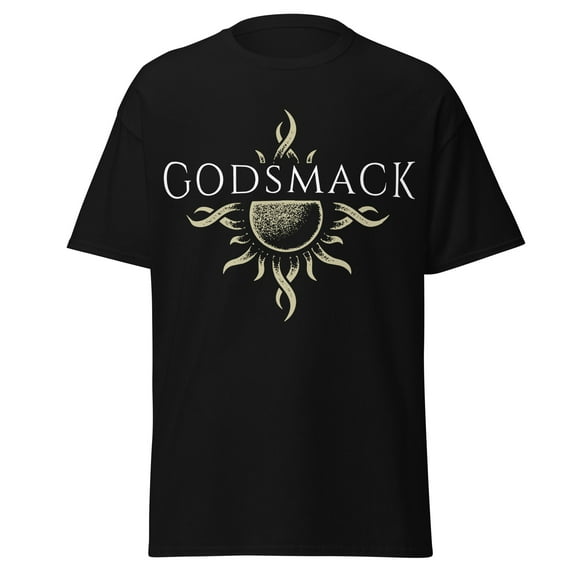 Godsmack - Moon Comes Up Jumbo Print Unisex T-Shirt - Black - Small
