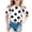 Z666 White, variant on Landzoo Toddler Kids Boys Girls Shirts Polka Dot Short Sleeve Crew Neck T-Shirt Summer Loose Fit Girls Tops Size 3-4 Years Black