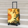 thumbnail image 6 of Fuzoiu Golden Sunflower In Field Print Suitcase Cover,Washable Luggage Covers for Suitcase,Elastic Luggage Protector Cover,Scratch Resistant Travel Suitcase Covers-Small, 6 of 7