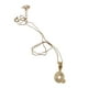thumbnail image 4 of Collar con dije de oro laminado letra brillos Q, 4 of 7