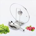 thumbnail image 2 of Naiovety Accesorios de cocina, estante con tapa de olla de acero inoxidable, organizador de cocina, cubierta para sartenes, soporte para Organizadores de utensilios de cocina, 2 of 6