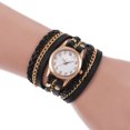 thumbnail image 4 of Minnieouse Senderismo Viajar Portátil Mujeres Reloj de esfera redonda Banquete Niñas trenzada Diseño simple Reloj de Decoración Relojes, 4 of 6