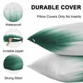 thumbnail image 4 of Waterproof Throw Pillow Covers Set of 2, 20x20 Inch Green Ombre Stripe Decorative Pillowcases Outdoor Pillow Slip Cushion Covers Set for Couch Tent Abstract Art Gradient Watercolor, 4 of 7