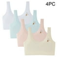 thumbnail image 2 of CYRBOKO Sports Bars for Girls, 4-Pack Breathable Comfortable Soft Cotton Teen Girls Underwear Multicolor Size 10-12 T, 2 of 9