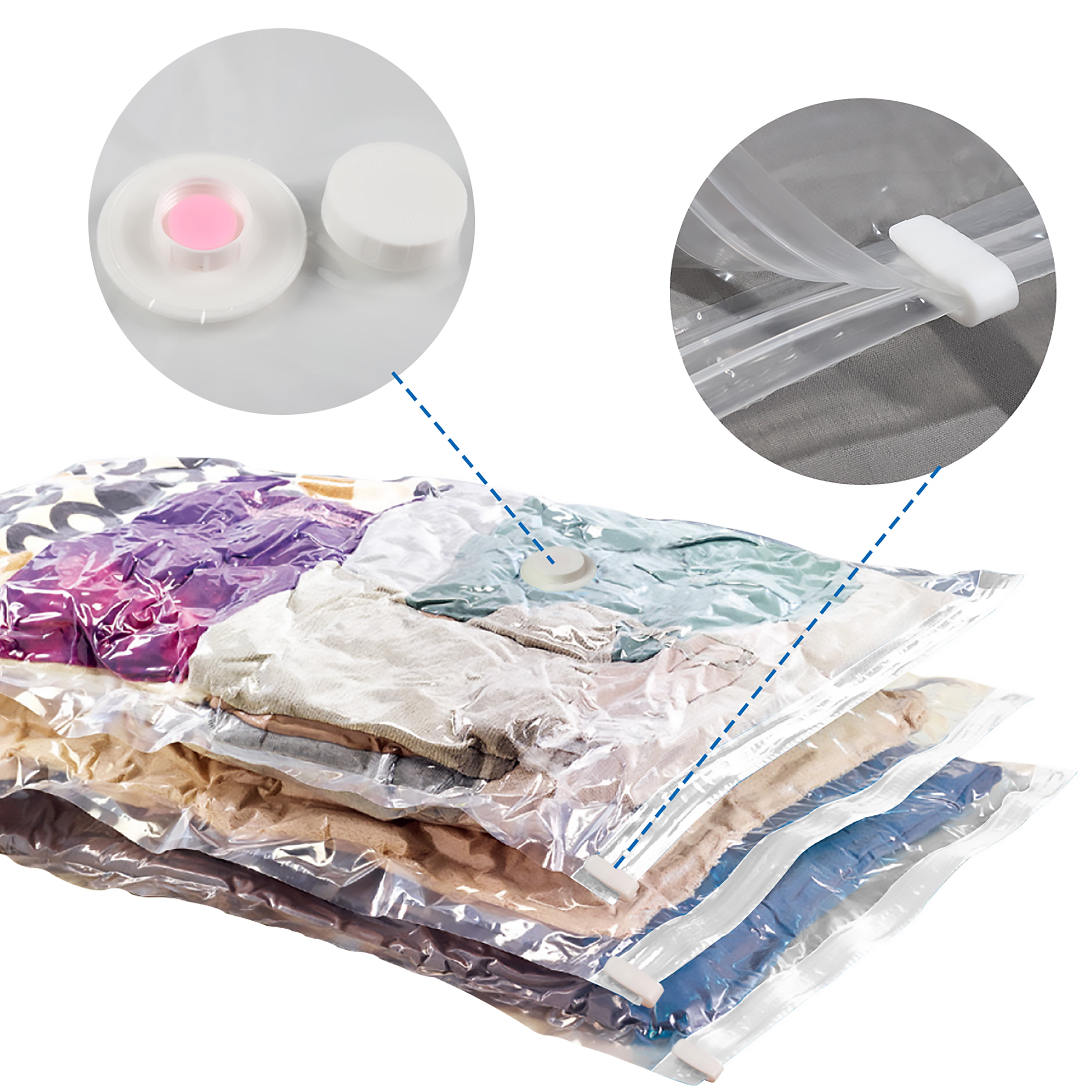 20-Pack Vacuum Storage Bags $19.99 (See Them in Action in The